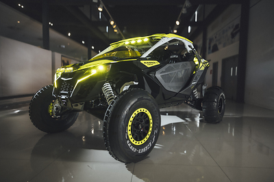 Can-Am Defender PreRunner and Maverick R XRay concept vehicles reflect the brand’s drive to innovate and challenge convention.
