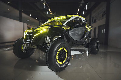 Can-Am Defender PreRunner and Maverick R XRay concept vehicles reflect the brand’s drive to innovate and challenge convention.
