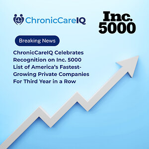 ChronicCareIQ Named to Inc. 5000 for Third Consecutive Year