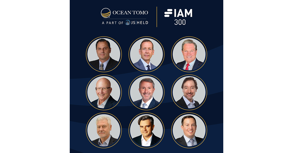 Neuf experts d'Ocean Tomo figurent dans le classement IAM Strategy 300 de 2026 des plus grands stratèges mondiaux en propriété intellectuelle