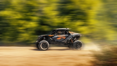 For 2027, all Can-Am Maverick R models feature the second-generation dual-clutch transmission with the extra low gear.