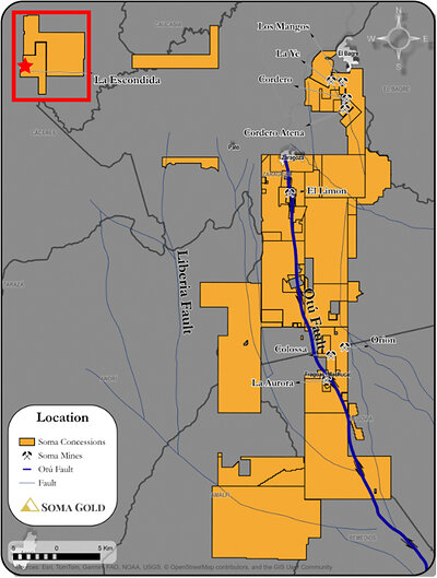 Figure 1: Location of the Escondida Project