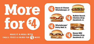 Whataburger® Turns Up the Value: More for $4