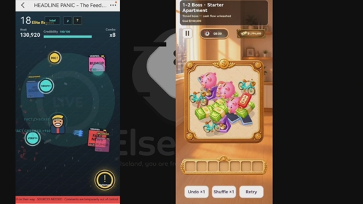 Play minigames for free on Elseland