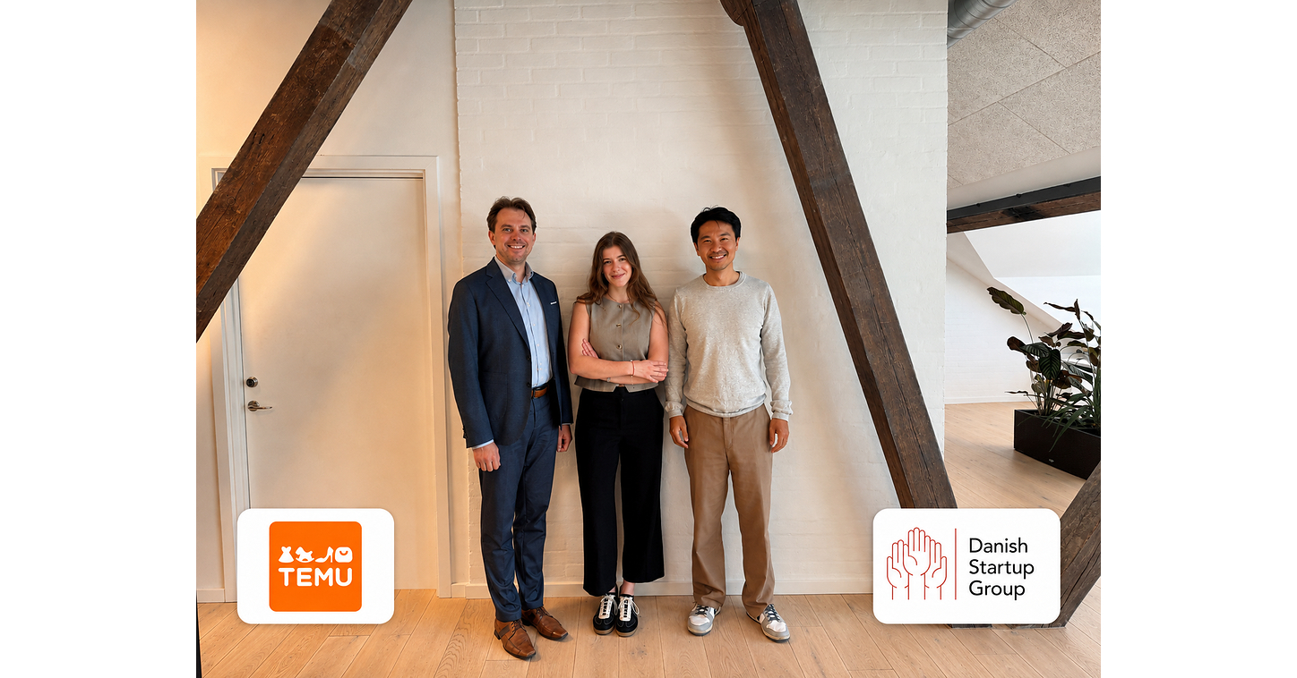 Temu partners with Danish Startup Group to support the Danish startup ecosystem