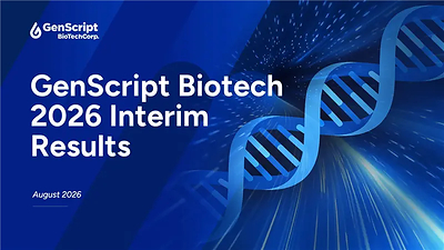 GenScript Reports 27.3% First-Half 2026 Revenue Growth as AI Drug Discovery Business Doubles