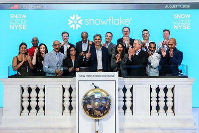 Snowflake at the NYSE on August 17