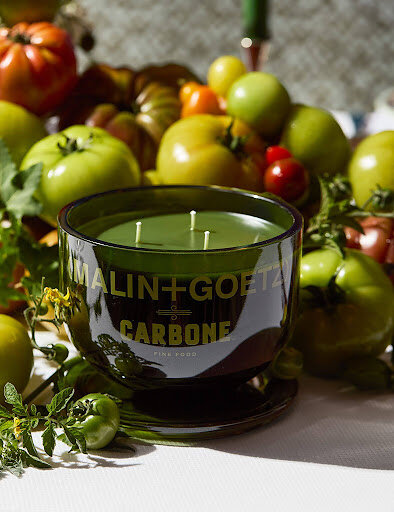 CARBONE FINE FOOD AND MALIN+GOETZ REUNITE FOR A SECOND LIMITED-EDITION TOMATO SUPERCANDLE