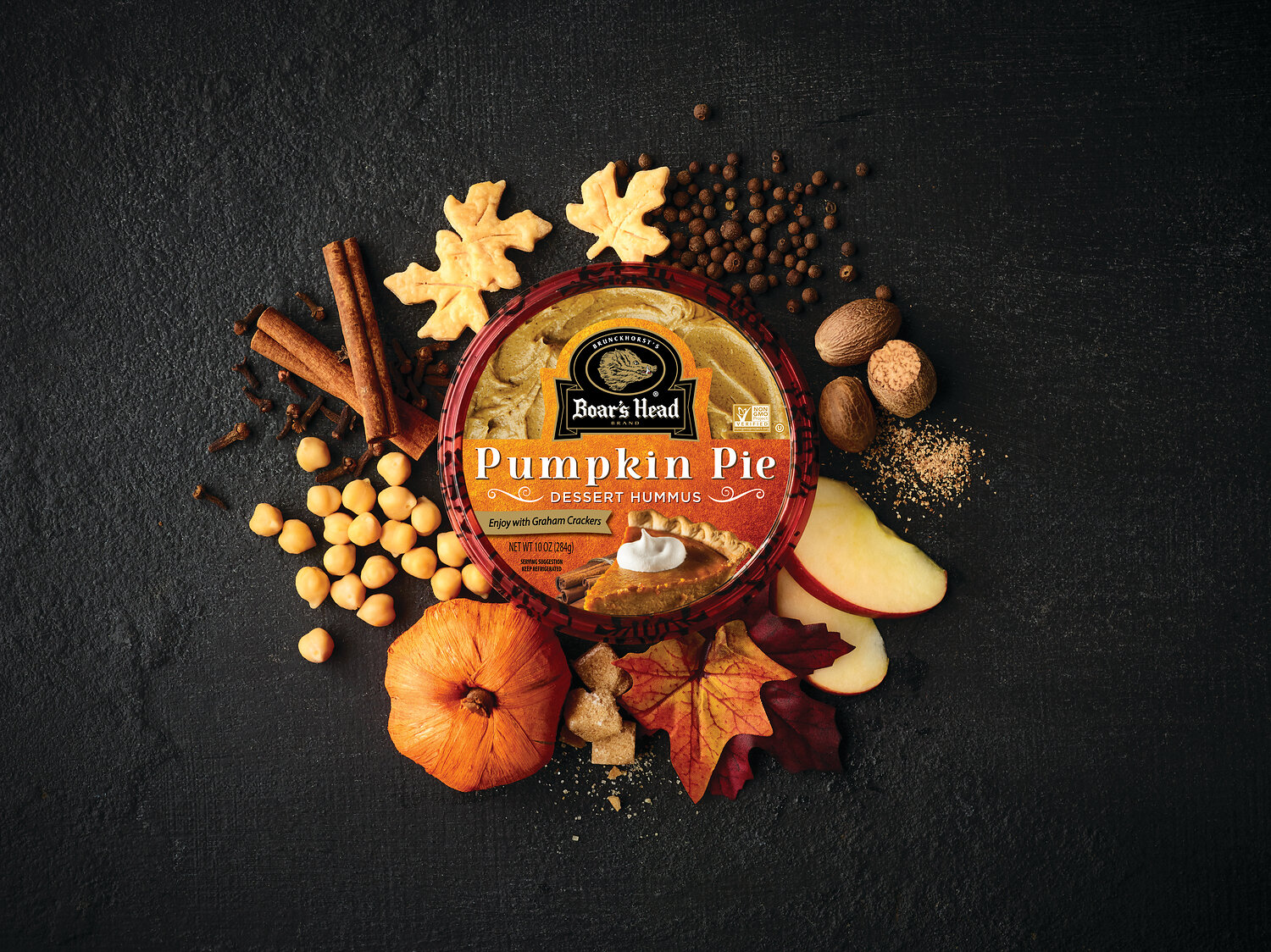 Boar's Head® Welcomes Fall with the Return of Pumpkin Pie Dessert Hummus and a Fresh New Look for the Collection