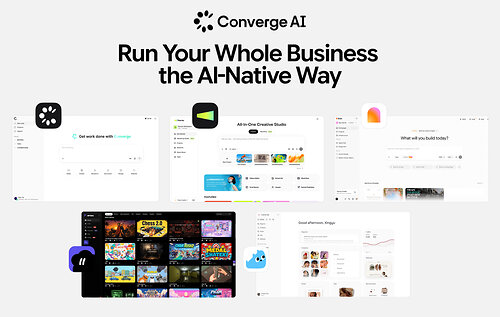 Converge Work, Enter Pro, Framia Pro, and Combos Fun now operate on a shared context layer, with Concat Pro joining next, as Converge AI moves teams from isolated AI tools toward coordinated business workflows