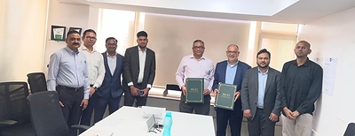 Praveen Tiwari- VP Infra-lease at RJIO, Dr. Akram Aburas- Group CEO ACES Founder, Mohammed N Mazher- CBO Saudi Arabia and MD ACES India and the other management team from RJIO