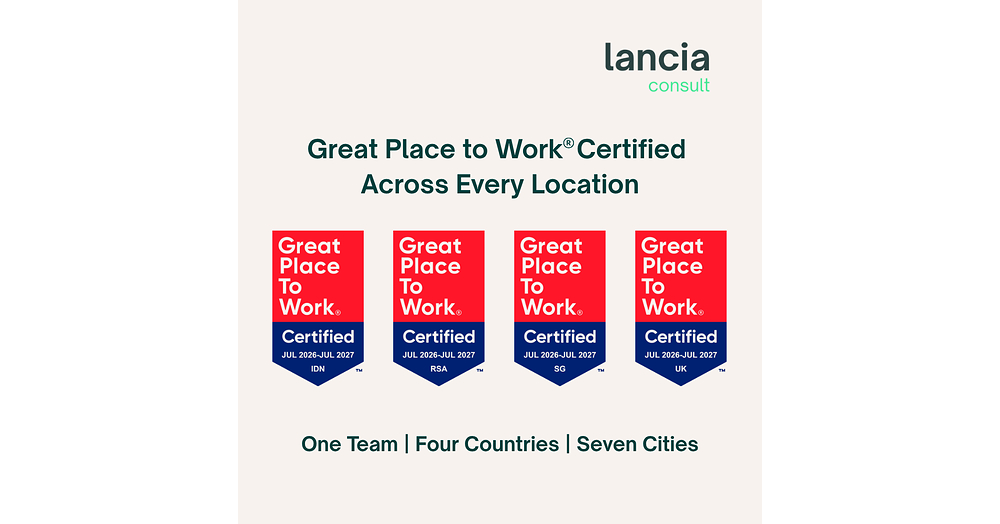 Lancia Consult Raih Great Place To Work® Certification™ di Empat Negara