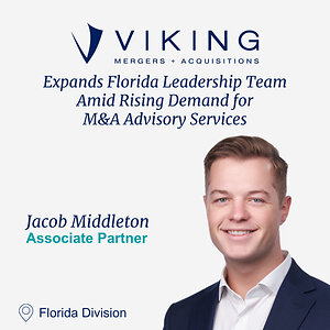 Viking Mergers &amp; Acquisitions Expands Florida Leadership Team Amid Rising Demand for M&amp;A Advisory Services