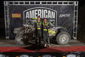 POLARIS RZR FACTORY RACING CONQUERS VEGAS-TO-RENO WINNING FOR THE FIRST TIME IN TEAM HISTORY