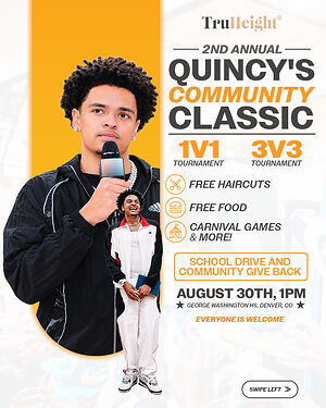 TruHeight and Creator Quincy Helsel Return to Denver for the 2nd Annual Quincy's Community Classic