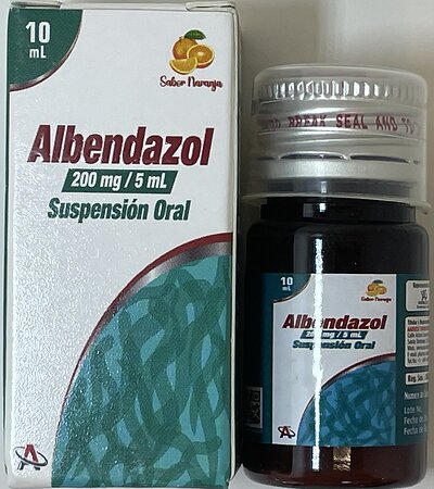 Albendazol 200mg.5mL