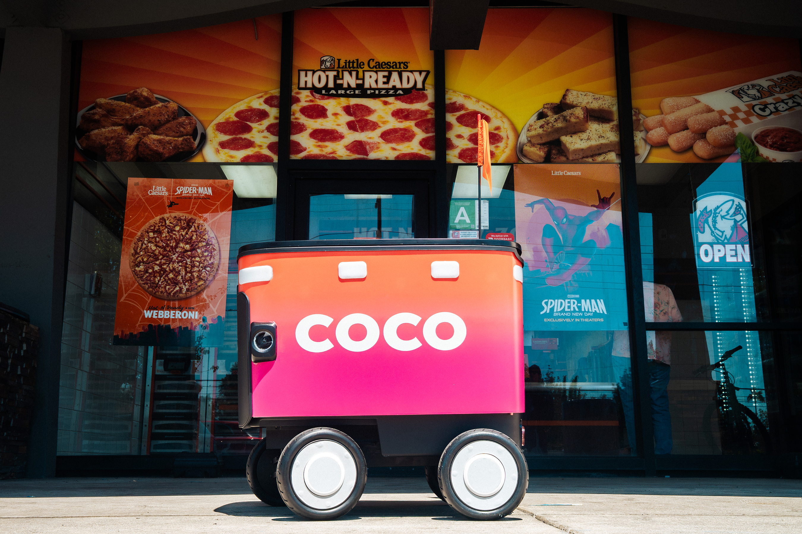 Little Caesars Teams Up with Coco Robotics to Power Fast Autonomous Pizza Deliveries