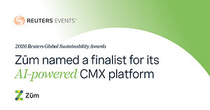 Zum Named As a Finalist in the 2026 Reuters Global Sustainability Awards