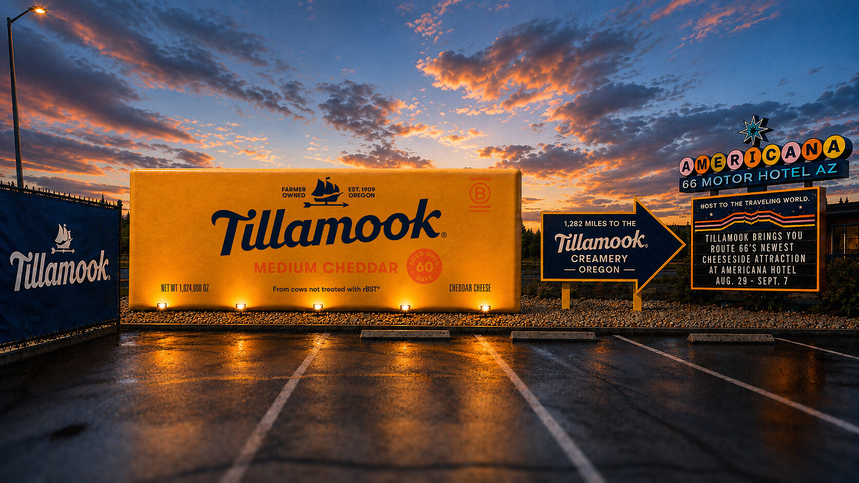 Tillamook® Hits Route 66 with a Not-So-Baby Loaf, Proving Great Cheese Is Always Worth the Detour