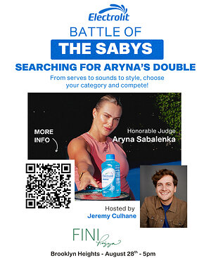 Electrolit® Invites NYC Tennis Fans to Channel Their Inner Aryna Sabalenka at Saby's Slice Shop, with WTA World No. 1 Appearance
