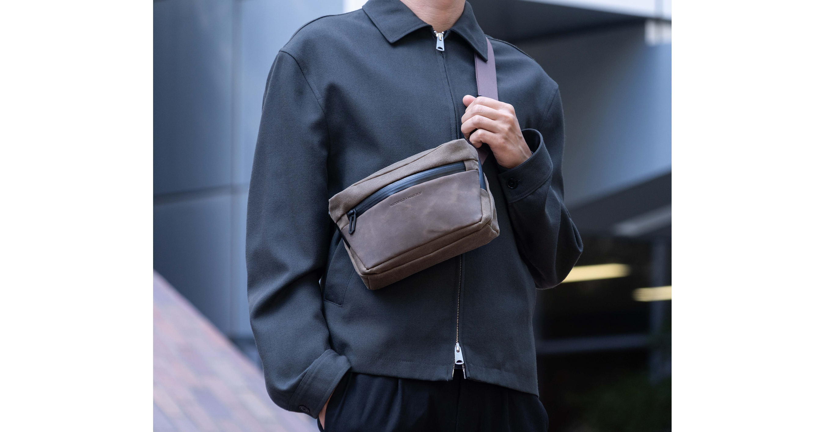 WaterField Designs Introduces Traverse Sling With Distinctive Diagonal Zipper