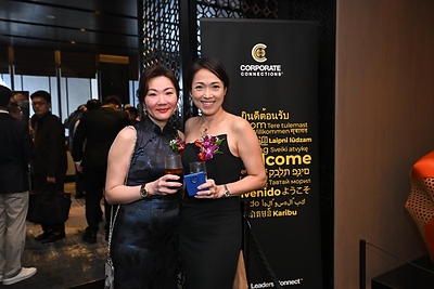 Building Connections Across Industries
CorporateConnections members Cheryl (left) and Elayne Soh (right), both from the healthcare sector, connect during the CorporateConnections Singapore Gala Celebration, reflecting the organisation’s focus on bringing business leaders together.
