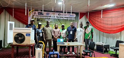 Group photo at the NARAP Day 2026 event in Abia State, featuring Midea RAC HVAC This image opens in the lightbox