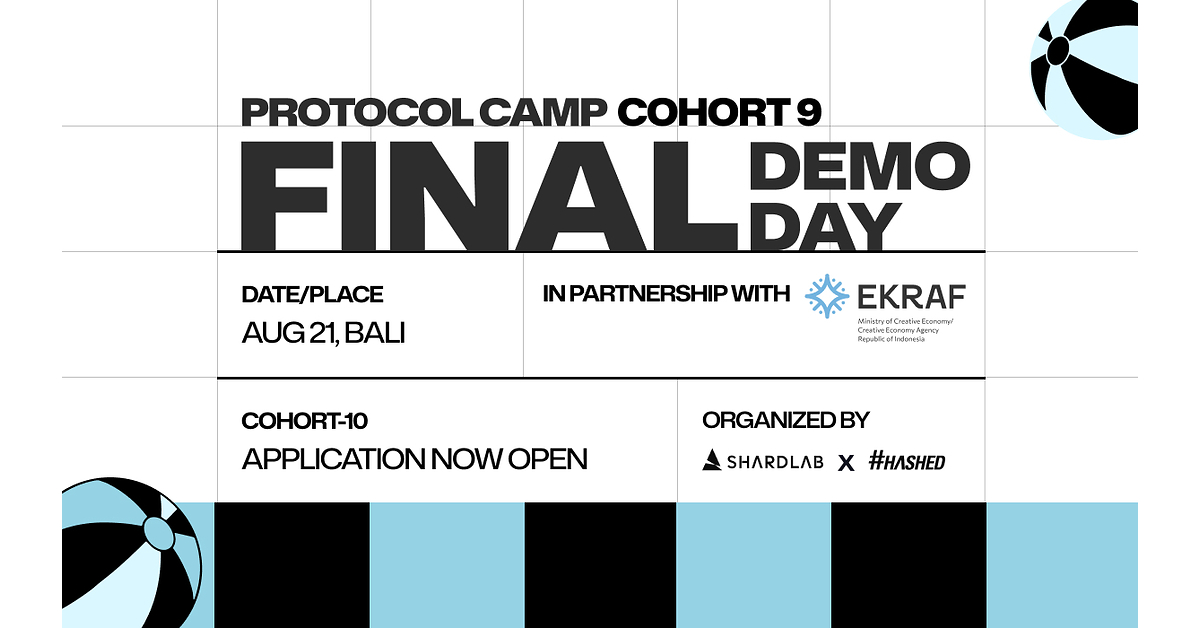 ShardLab dan EKRAF Indonesia Perluas Kemitraan Talenta Blockchain seiring Penutupan Protocol Camp Cohort 9 di Bali
