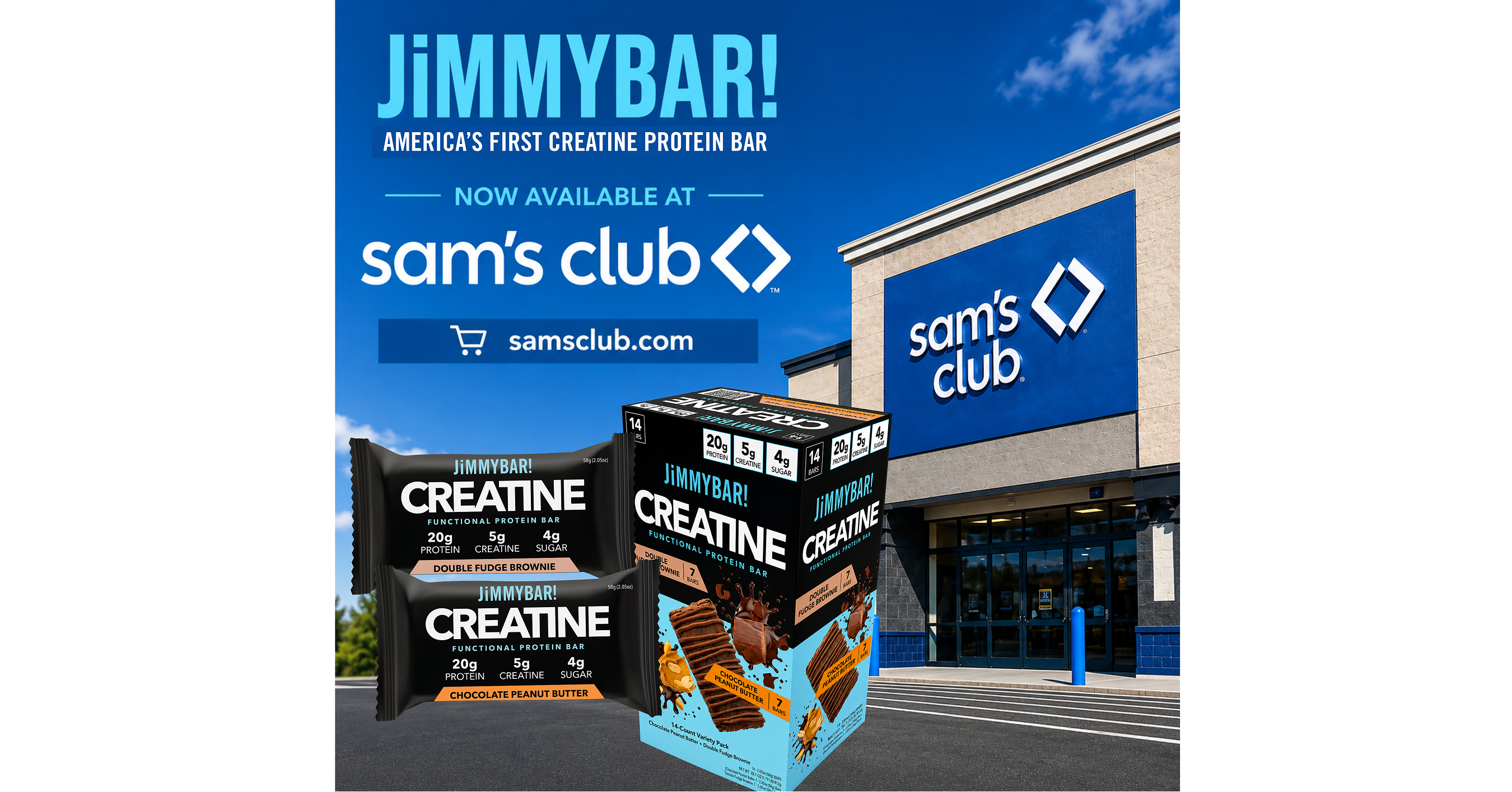 JiMMYBAR! Expands into Sam's Club with Nationwide Online Availability and Califo...
