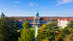 Aerial view Immaculata University's Back Campus