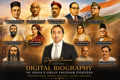 Digant Sharma Launches Digital Biography Honouring India’s Freedom Fighters