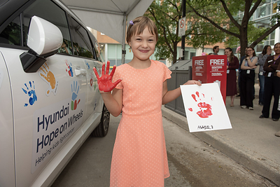Hyundai Hope on Wheels brings hope back to Western Canada, delivering $650,000 to help children fight cancer