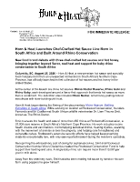 Horn & Heat Press Release
