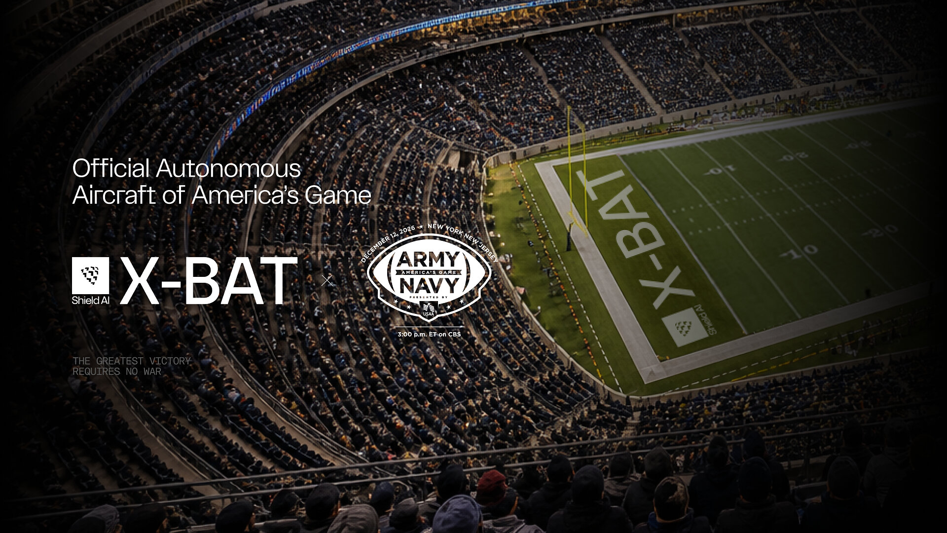 Shield AI's X-BAT named official autonomous aircraft of the Army-Navy Game