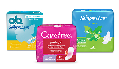 Essity adquire as marcas Carefree, Sempre Livre e o.b. no Brasil / FOTO DIVULGAÇÃO Essity adquire as marcas Carefree, Sempre Livre e o.b. no Brasil / FOTO DIVULGAÇÃO