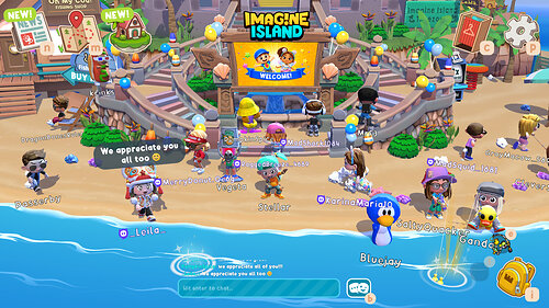 Imagine Island is a safe social online world for Gen Alpha, combining creative gameplay and shared experiences with live moderation and age-appropriate safety features. Imagine Island is a safe social online world for Gen Alpha, combining creative gameplay and shared experiences with live moderation and age-appropriate safety features.