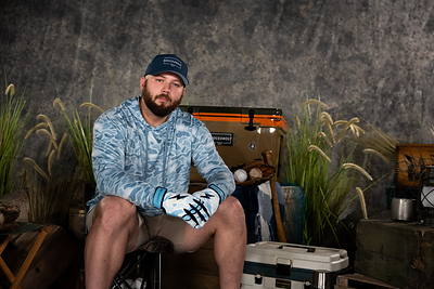 BRUCE BOLT Signature Series JAKE BURGER x BURLEBO: SEASIDE CAMO batting gloves
