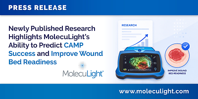 Newly Published Research Highlights MolecuLight’s Ability to Predict CAMP Success and Improve Wound Bed Readiness