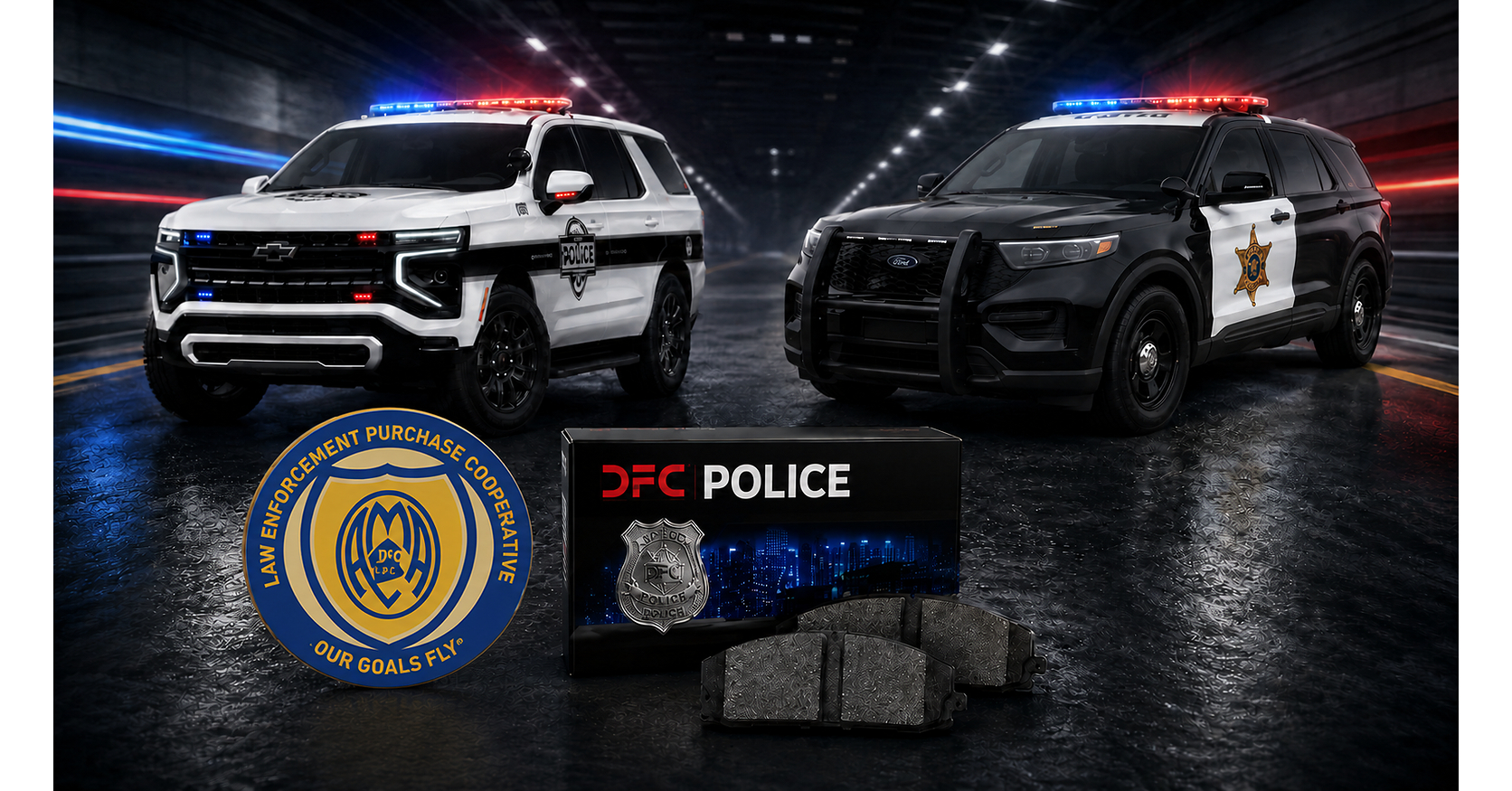 DFC Completes AMECA Certified Brake Pad Coverage for Ford Explorer Police Interceptor and Chevrolet Tahoe PPV and SSV