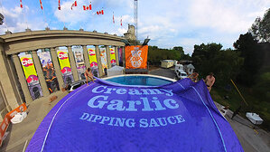 Pizza Pizza Dives Into the CNE with The Big Dip High Dive Show and Deep-Fried S'mores Slices