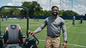 Star Running Back Raheem Mostert Returns to His Landscaping Roots in New Campaign with Bobcat Company