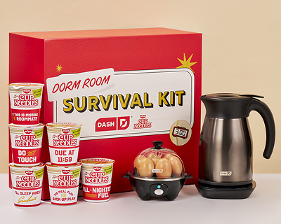 Cup Noodles and Dash Team Up to Deliver the Ultimate Dorm Room Survival Kit This Back-To-College Season