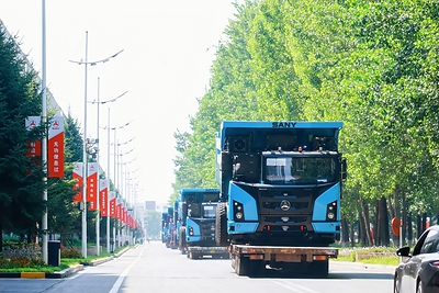 SANY Ships Its First Autonomous Mining Trucks to South America