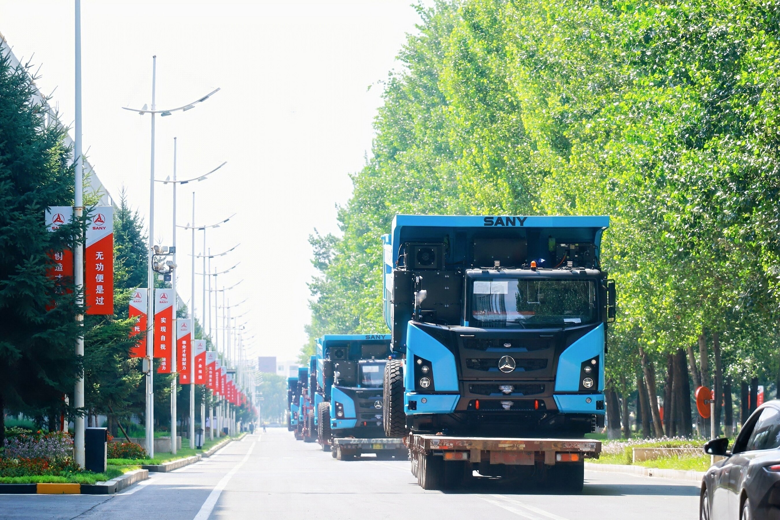 SANY Ships Its First Autonomous Mining Trucks to South America