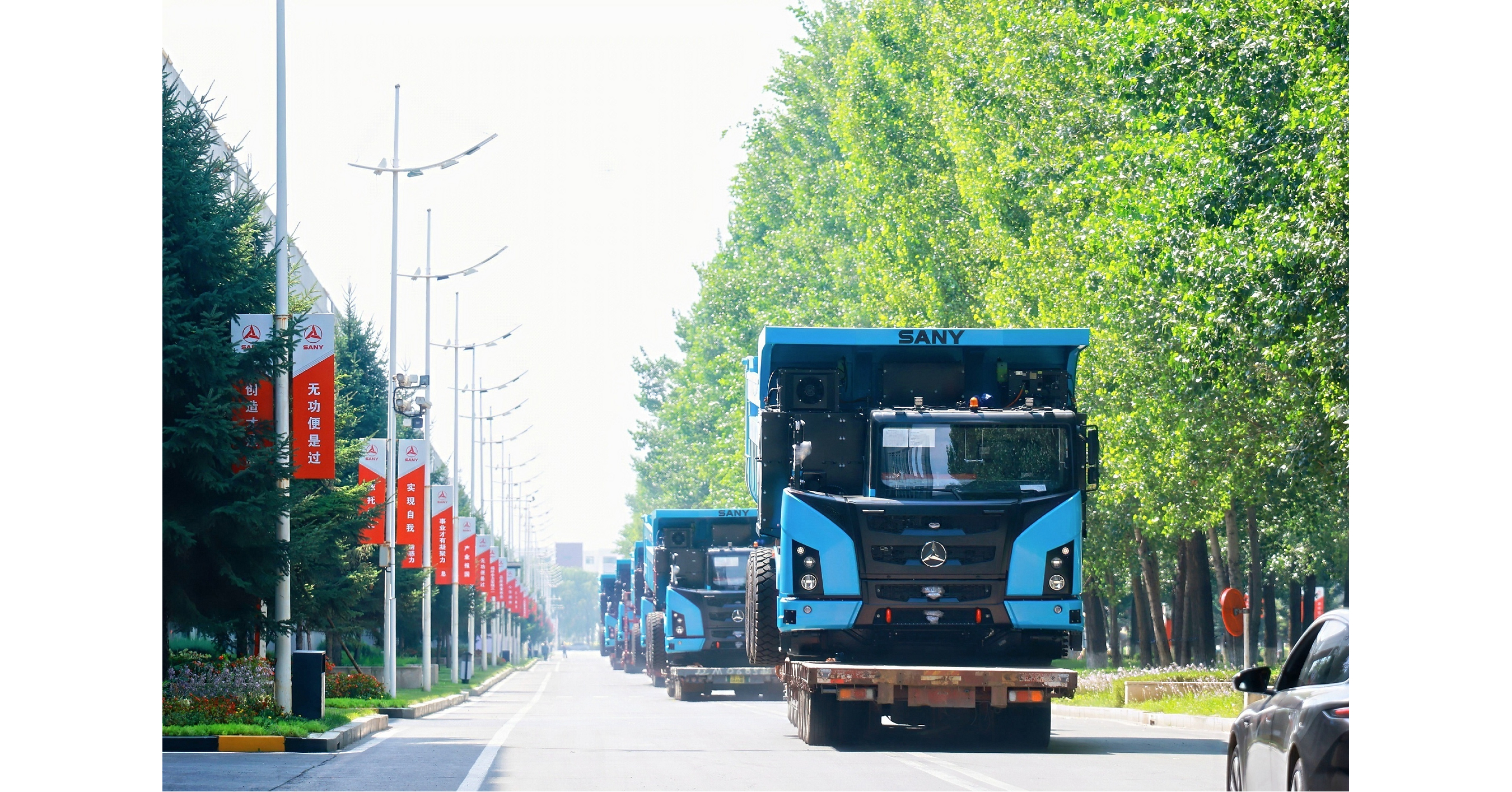 SANY liefert seine ersten autonomen Bergbau-Lkw nach Südamerika aus