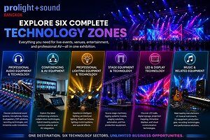 Prolight + Sound Bangkok debut set to energise Southeast Asia's pro AV and entertainment technology market