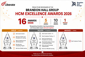 Liberate Recognized with 16 Brandon Hall Group™ HCM Excellence Awards® in 2026