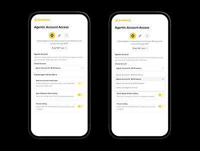 User-controlled permissions determine the Binance data and trading capabilities available to an AI agent. Binance can monitor resulting trading activity, including orders, but not the agent’s broader workflow or reasoning, which runs within the user’s selected AI application. User-controlled permissions determine the Binance data and trading capabilities available to an AI agent. Binance can monitor resulting trading activity, including orders, but not the agent’s broader workflow or reasoning, which runs within the user’s selected AI application.