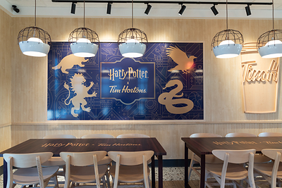 Tim Hortons® unveils Back to Hogwarts-themed restaurant takeover in Toronto to celebrate Harry Potter™ collaboration