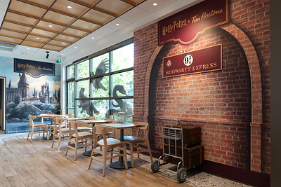 Tim Hortons® unveils Back to Hogwarts-themed restaurant takeover in Toronto to celebrate Harry Potter™ collaboration
